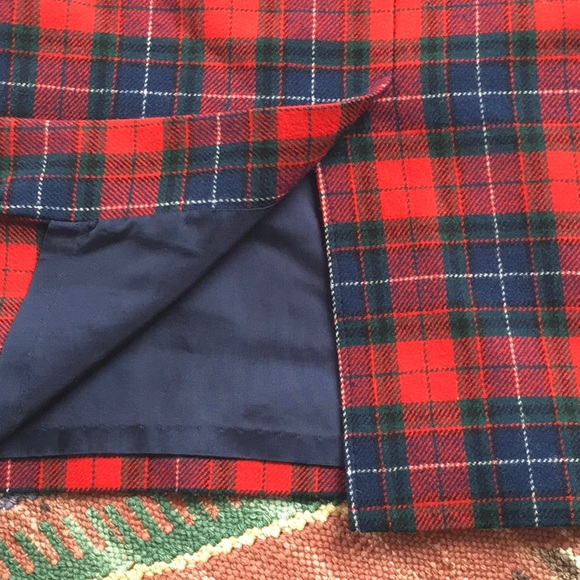 Vintage Pendleton Plaid Wool Skirt - Picture 6 of 7